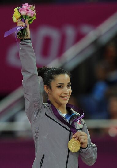 2012 Olympics. Women's Gymnastics. Floor exercises