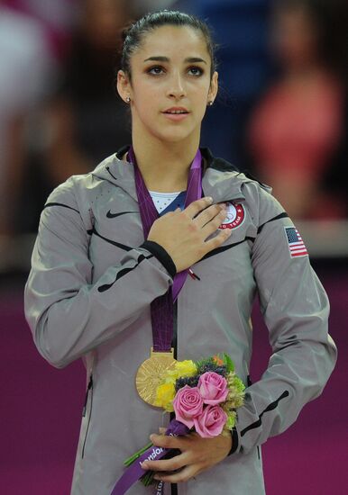 2012 Olympics. Women's Gymnastics. Floor exercises