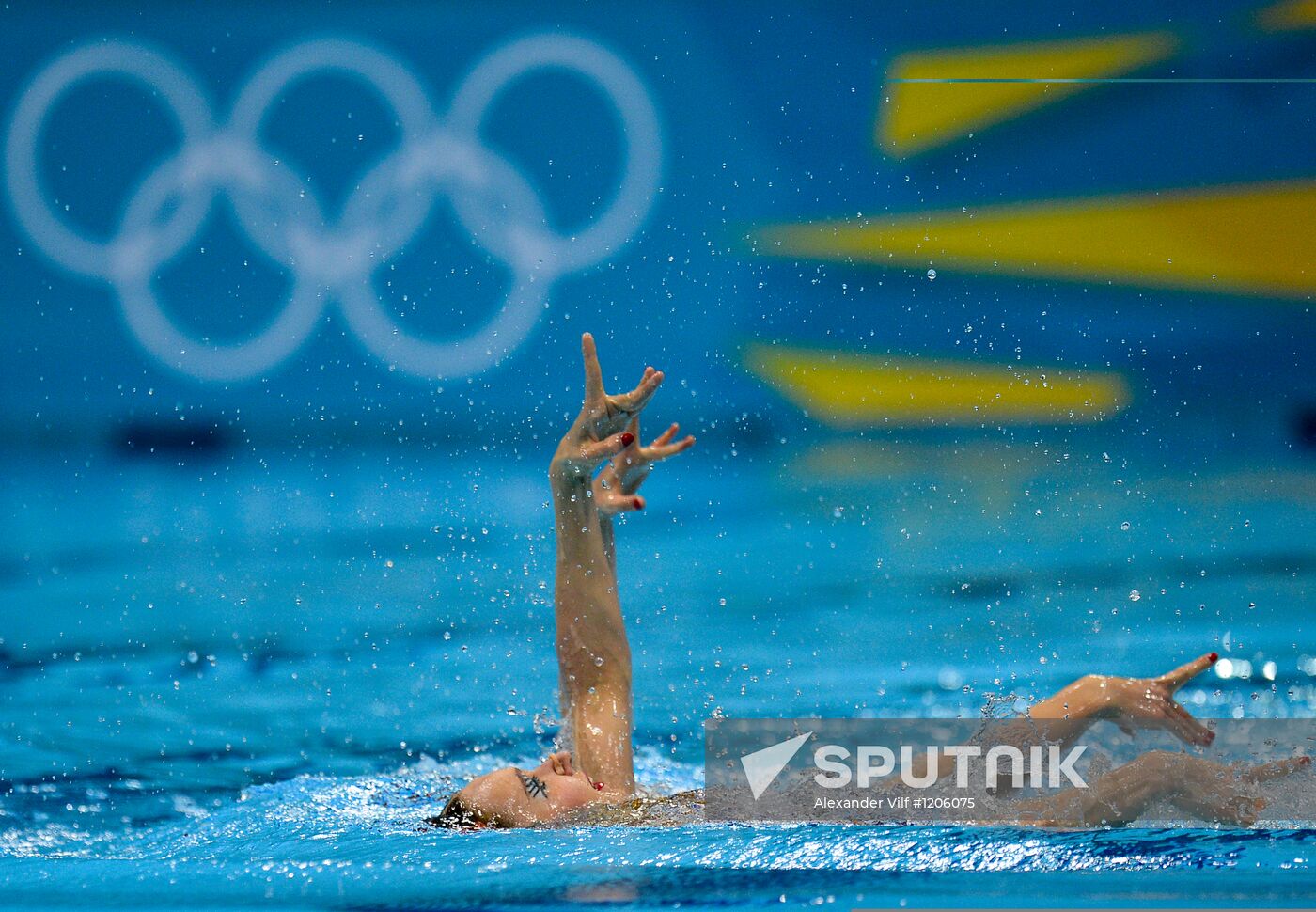 2012 Olympics. Synchronized Swimming Duet Finals