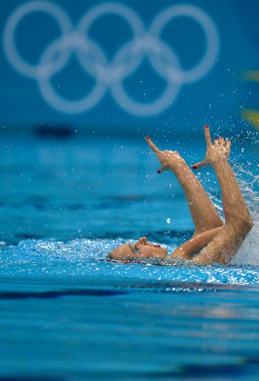 2012 Olympics. Synchronized Swimming Duet Finals
