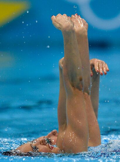 2012 Olympics. Synchronized Swimming Duet Finals