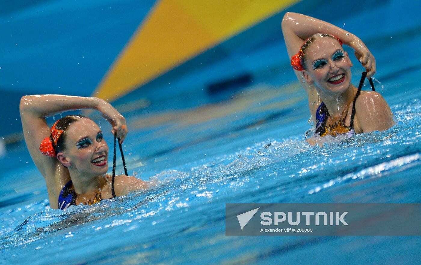 2012 Olympics. Synchronized Swimming Duet Finals