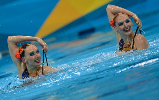 2012 Olympics. Synchronized Swimming Duet Finals