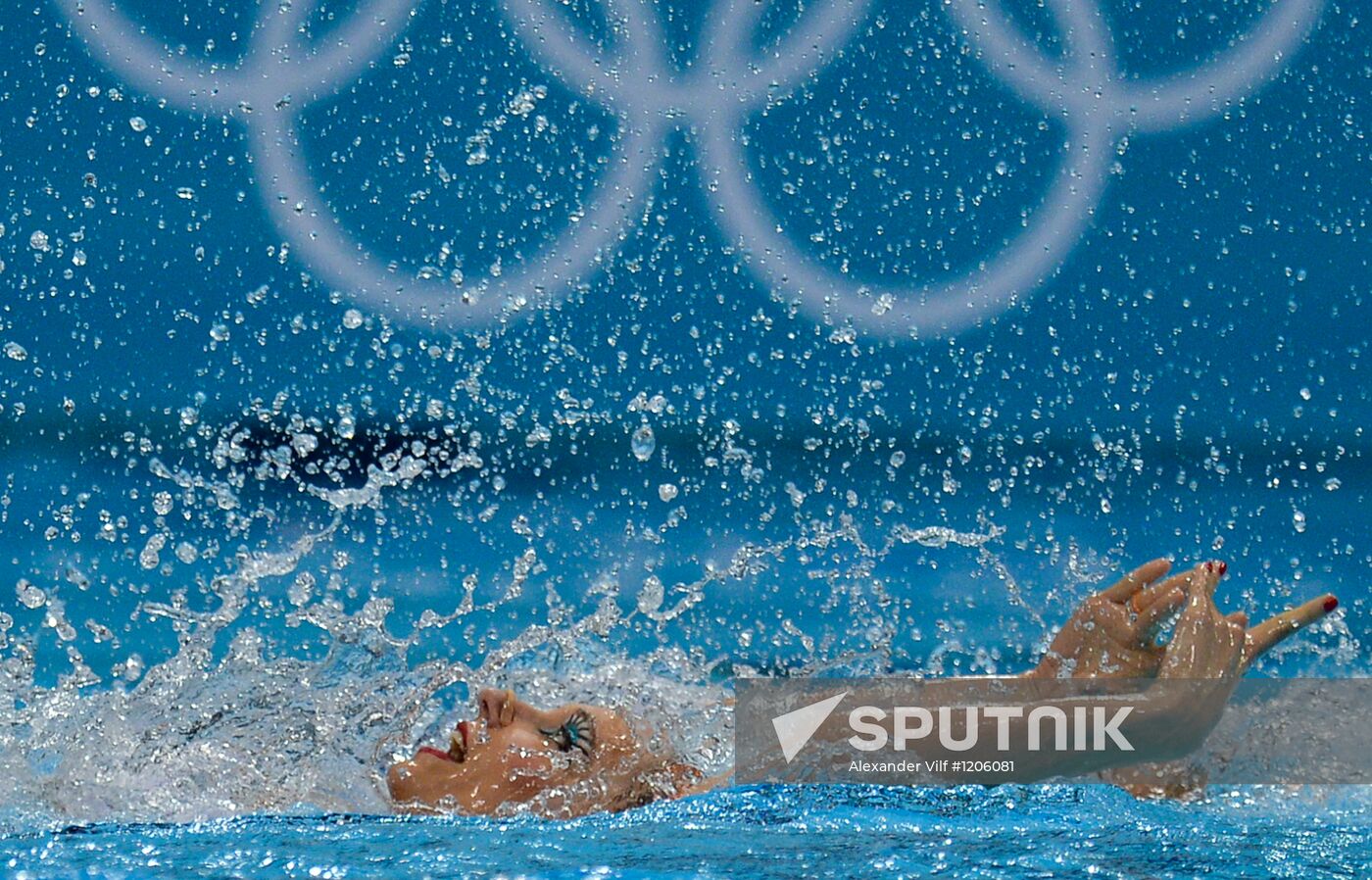 2012 Olympics. Synchronized Swimming Duet Finals