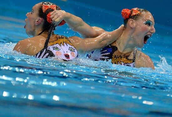 2012 Olympics. Synchronized Swimming Duet Finals