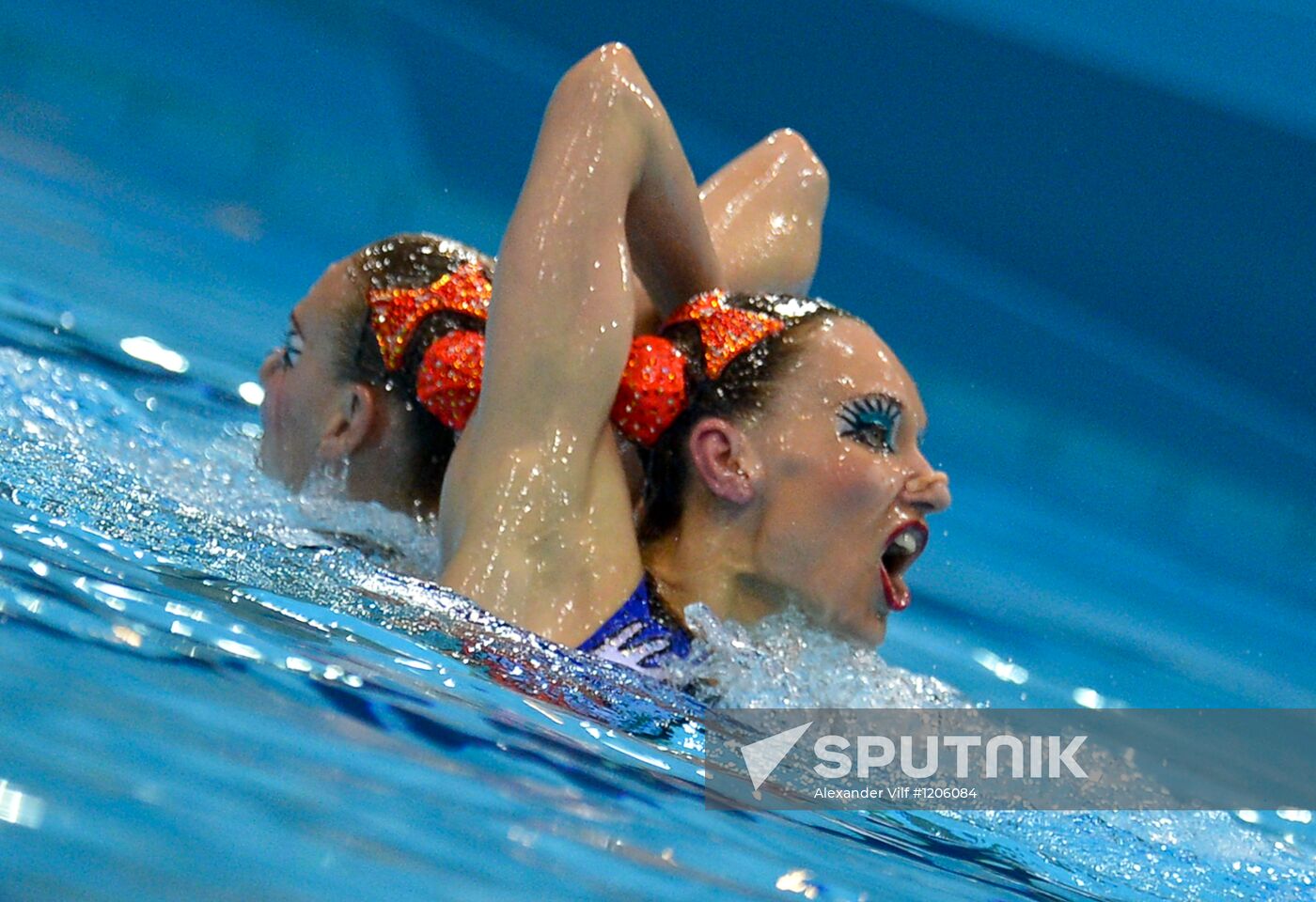 2012 Olympics. Synchronized Swimming Duet Finals
