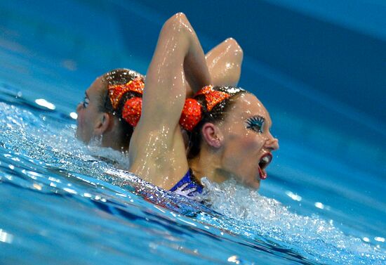 2012 Olympics. Synchronized Swimming Duet Finals