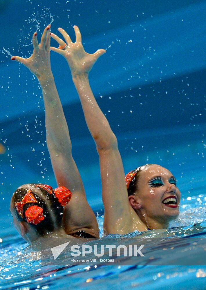 2012 Olympics. Synchronized Swimming Duet Finals