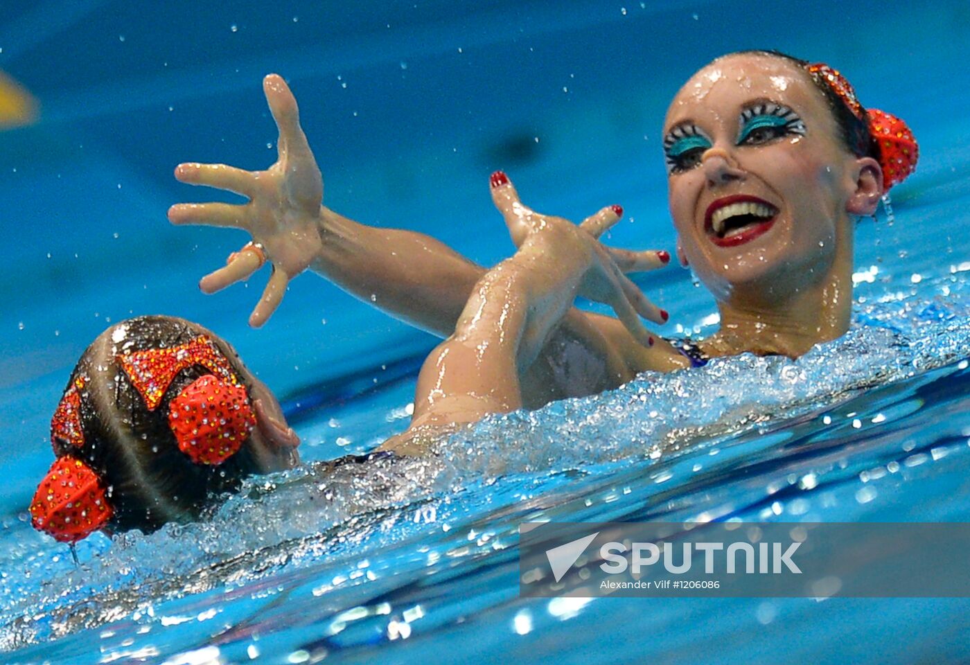 2012 Olympics. Synchronized Swimming Duet Finals