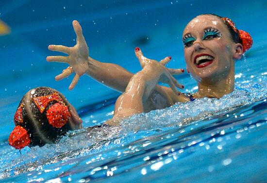 2012 Olympics. Synchronized Swimming Duet Finals