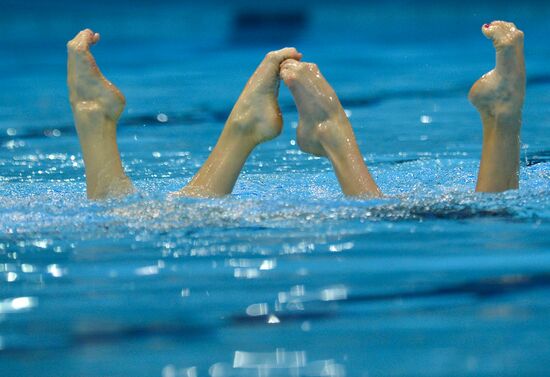 2012 Olympics. Synchronized Swimming Duet Finals