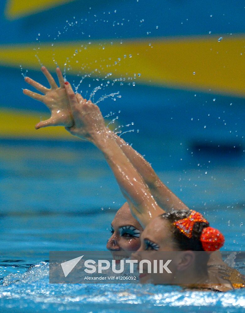 2012 Olympics. Synchronized Swimming Duet Finals