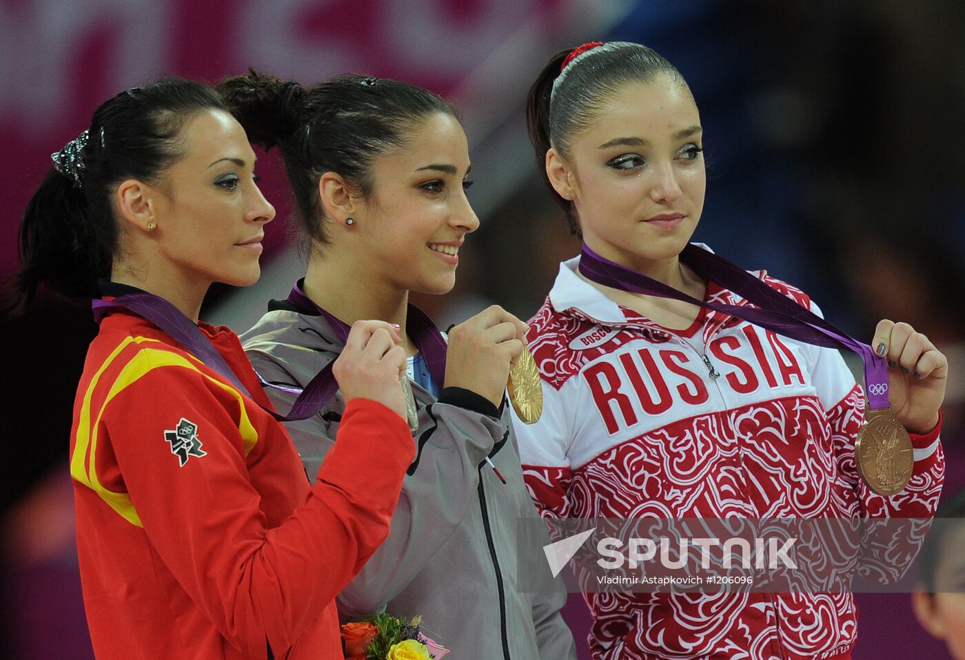 2012 Olympics. Women's Gymnastics. Floor exercises
