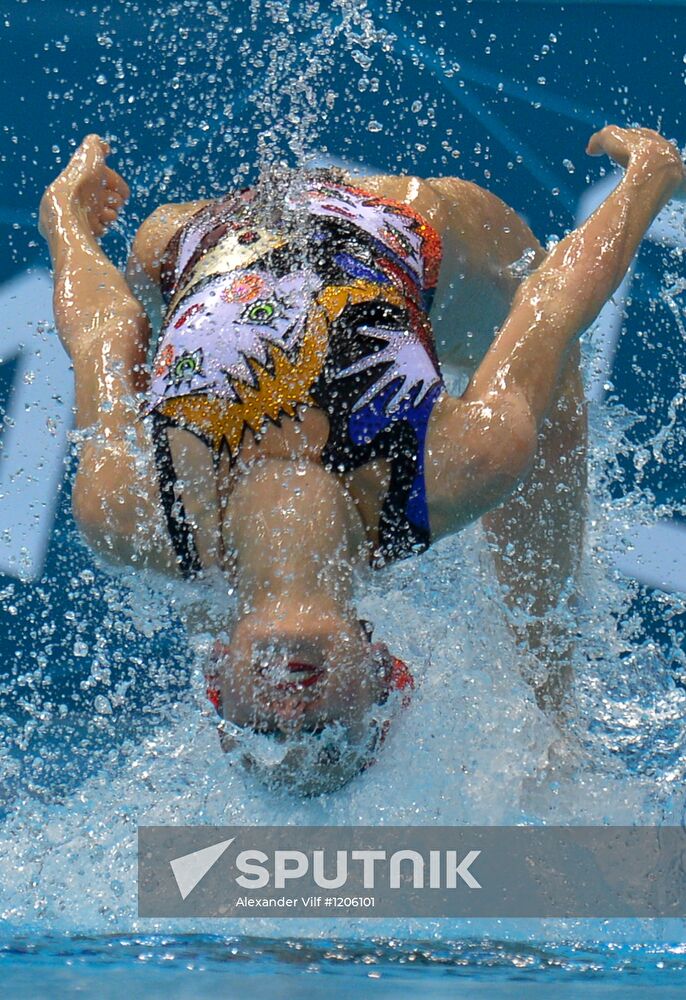 2012 Olympics. Synchronized Swimming Duet Finals