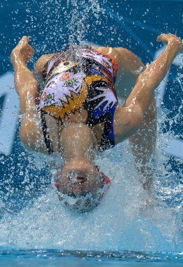 2012 Olympics. Synchronized Swimming Duet Finals