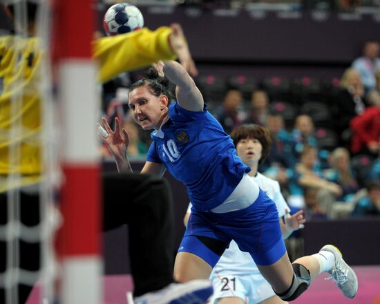 Olympics 2012 Women's Handball. Russia vs. South Korea