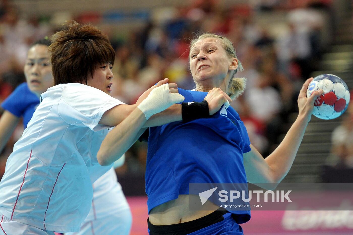 Olympics 2012 Women's Handball. Russia vs. South Korea