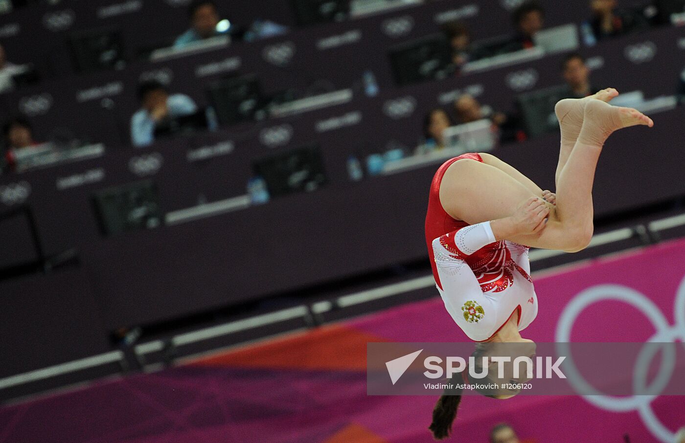 2012 Olympics. Women's Gymnastics. Floor exercises