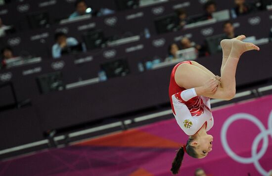 2012 Olympics. Women's Gymnastics. Floor exercises