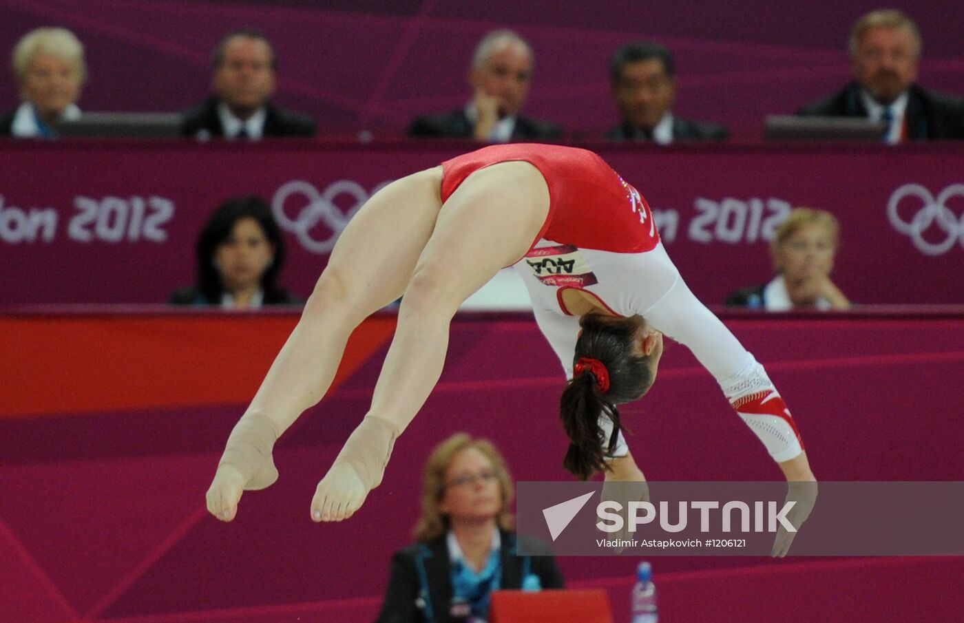 2012 Olympics. Women's Gymnastics. Floor exercises