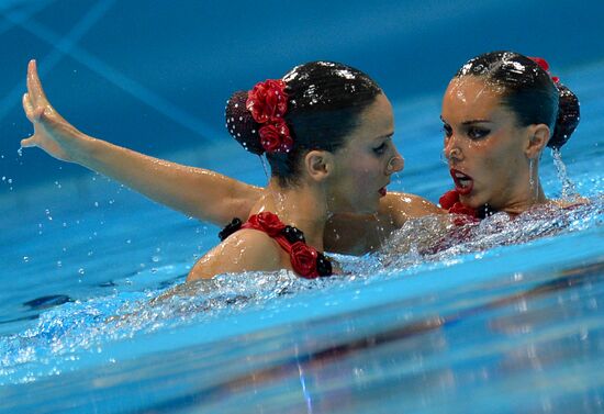 2012 Olympics. Synchronized Swimming Duet Finals