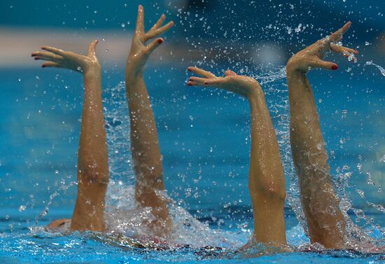 2012 Olympics. Synchronized Swimming Duet Finals