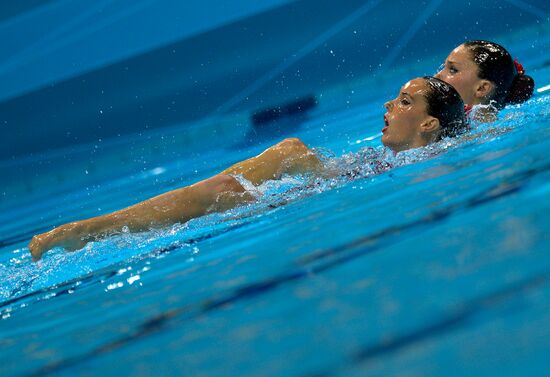 2012 Olympics. Synchronized Swimming Duet Finals