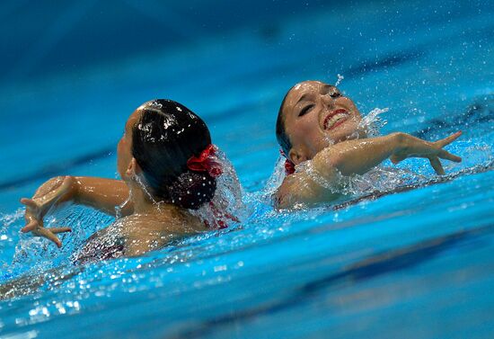 2012 Olympics. Synchronized Swimming Duet Finals