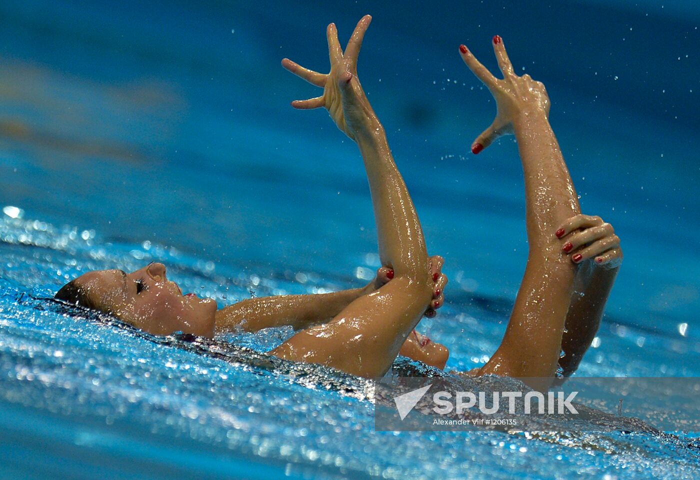 2012 Olympics. Synchronized Swimming Duet Finals