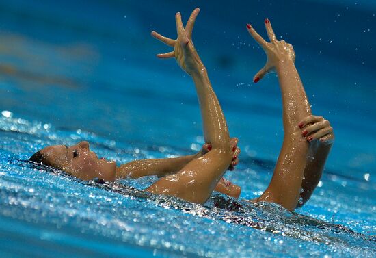 2012 Olympics. Synchronized Swimming Duet Finals