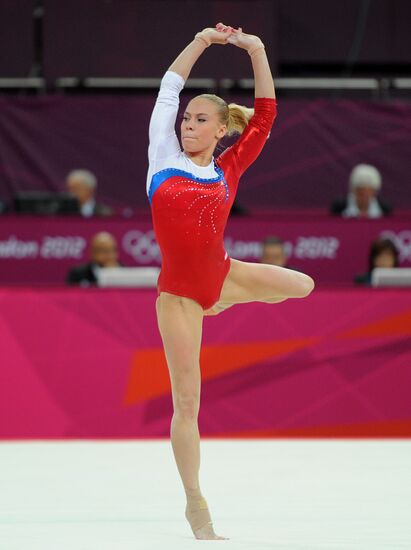 2012 Olympics. Women's Gymnastics. Floor exercises