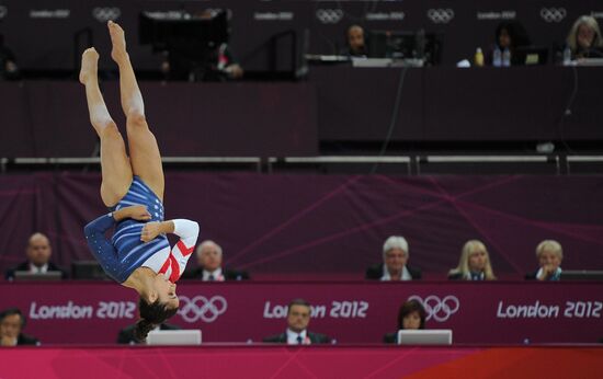 2012 Olympics. Women's Gymnastics. Floor exercises