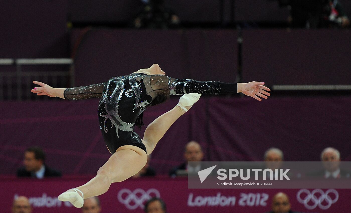 2012 Olympics. Women's Gymnastics. Floor exercises