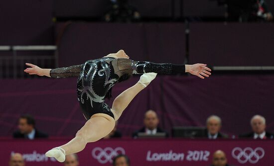 2012 Olympics. Women's Gymnastics. Floor exercises