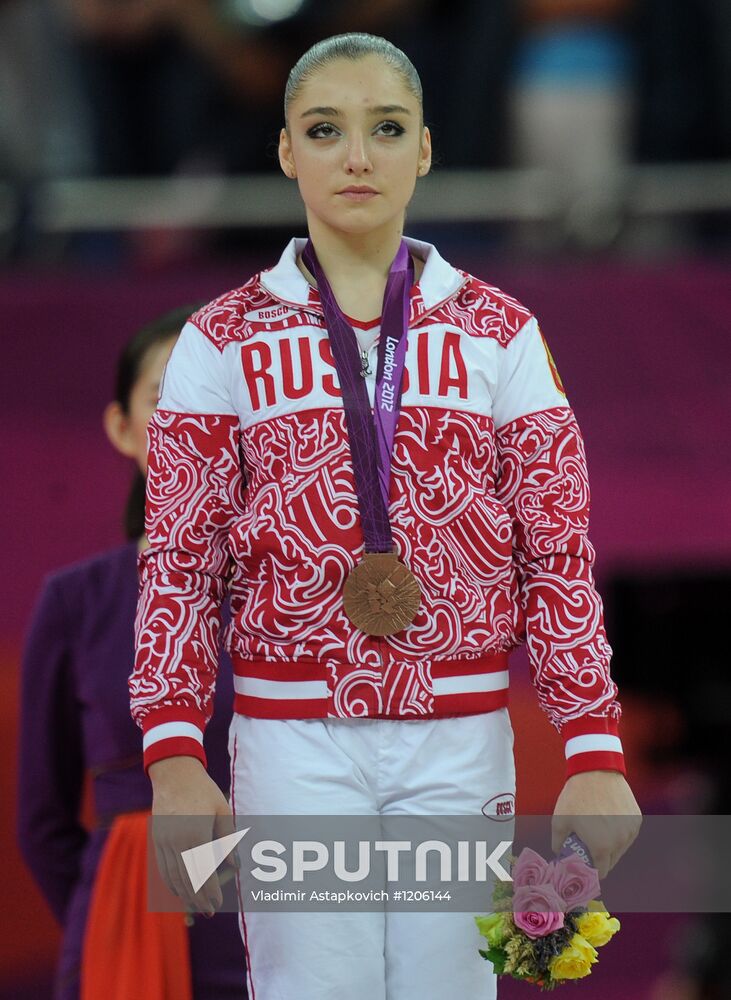 2012 Olympics. Women's Gymnastics. Floor exercises