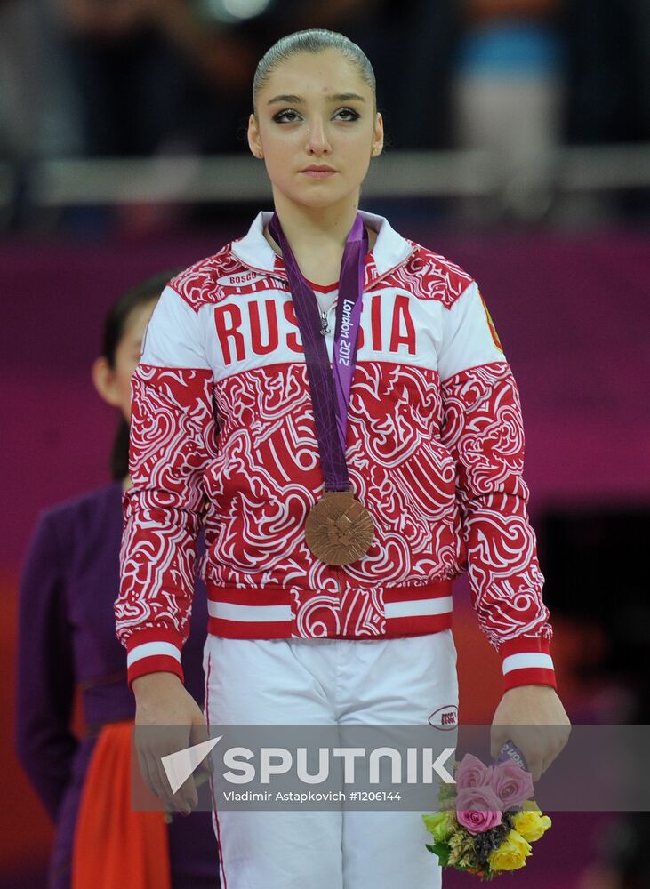 2012 Olympics. Women's Gymnastics. Floor exercises