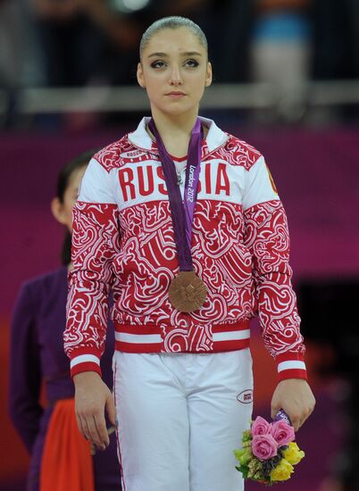 2012 Olympics. Women's Gymnastics. Floor exercises
