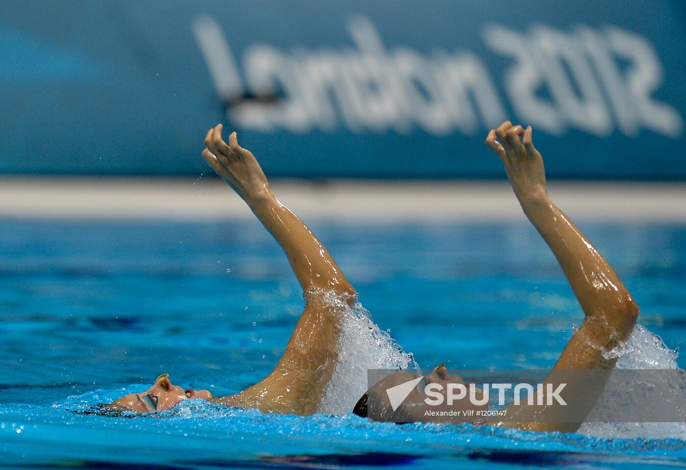 2012 Olympics. Synchronized Swimming Duet Finals