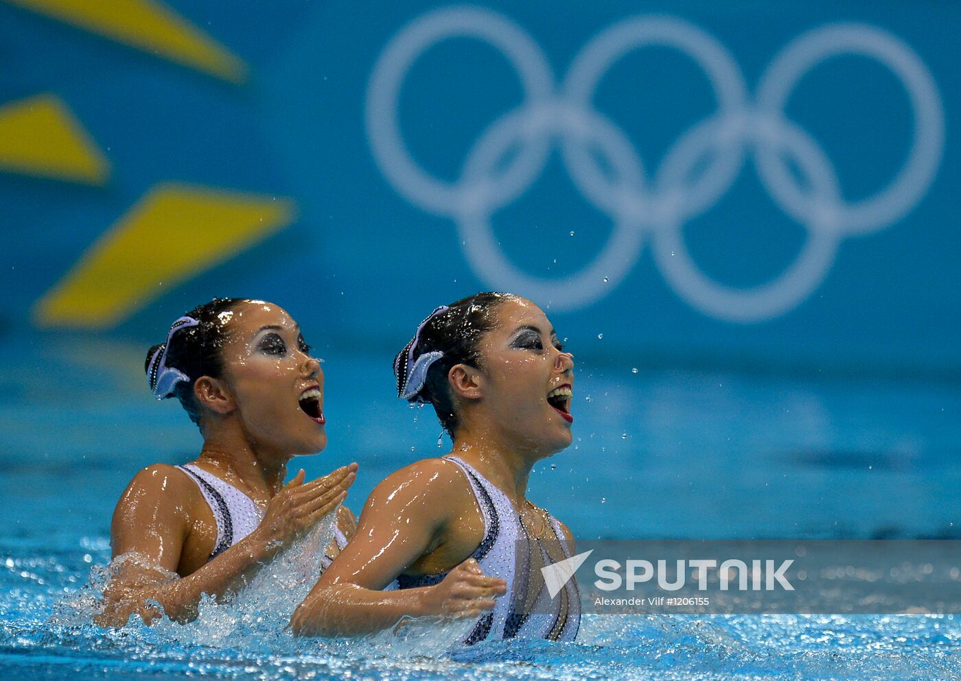 2012 Olympics. Synchronized Swimming Duet Finals