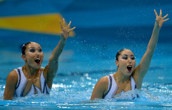 2012 Olympics. Synchronized Swimming Duet Finals