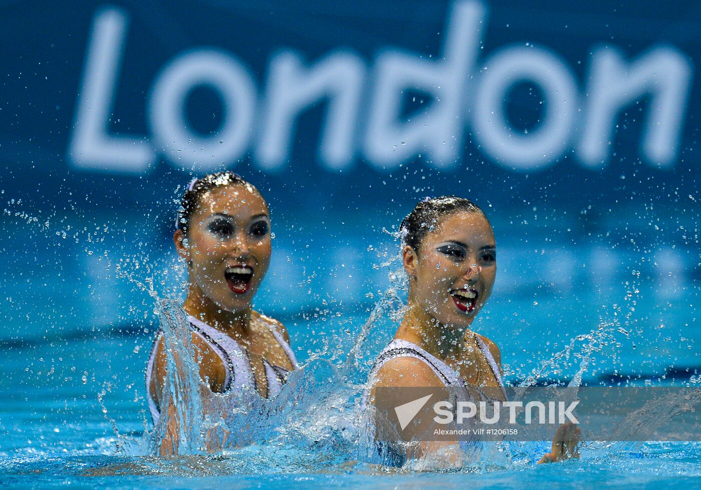 2012 Olympics. Synchronized Swimming Duet Finals