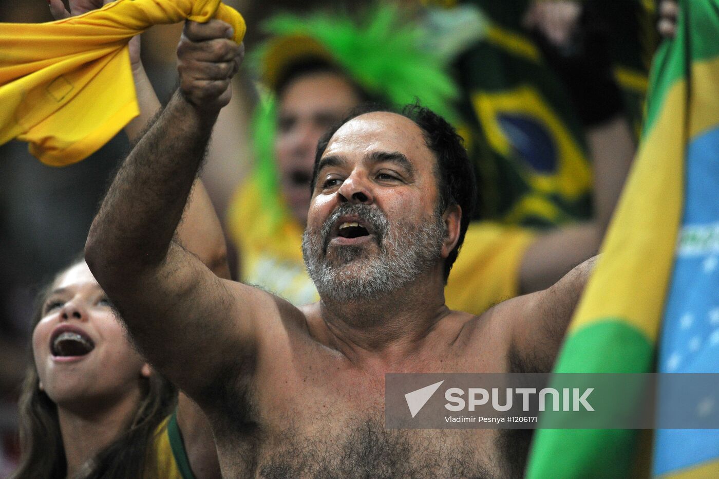 2012 Olympics. Women's Volleyball. Russia vs. Brazil