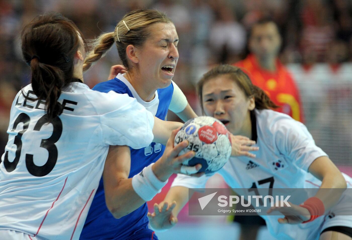 Olympics 2012 Women's Handball. Russia vs. South Korea