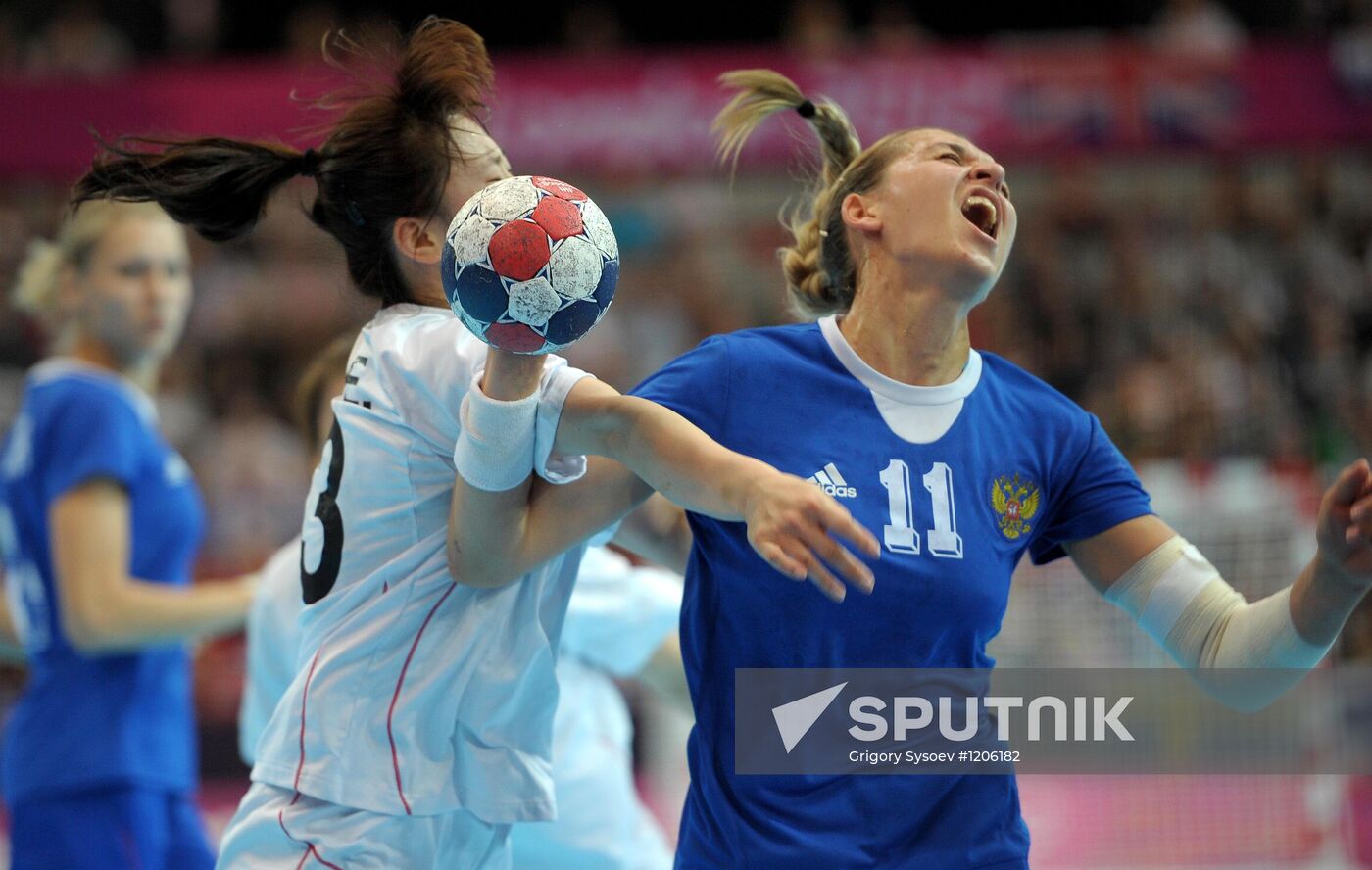 Olympics 2012 Women's Handball. Russia vs. South Korea