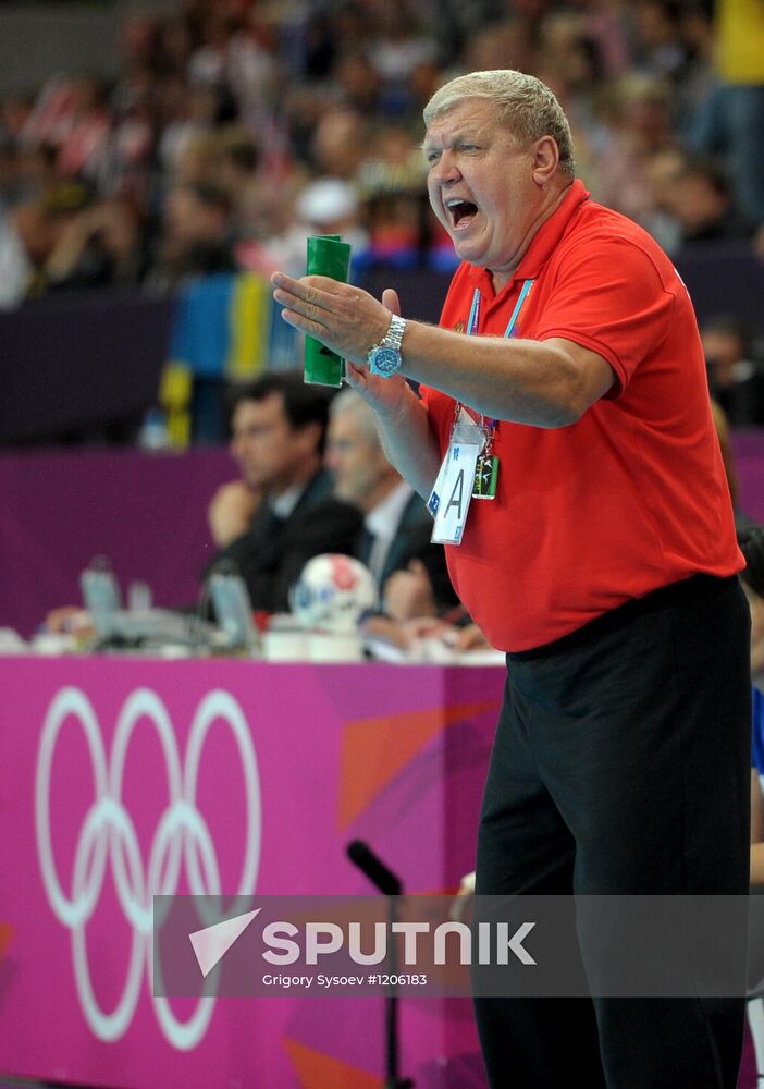 Olympics 2012 Women's Handball. Russia vs. South Korea