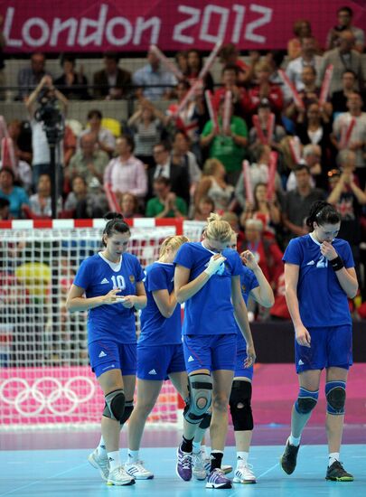 Olympics 2012 Women's Handball. Russia vs. South Korea