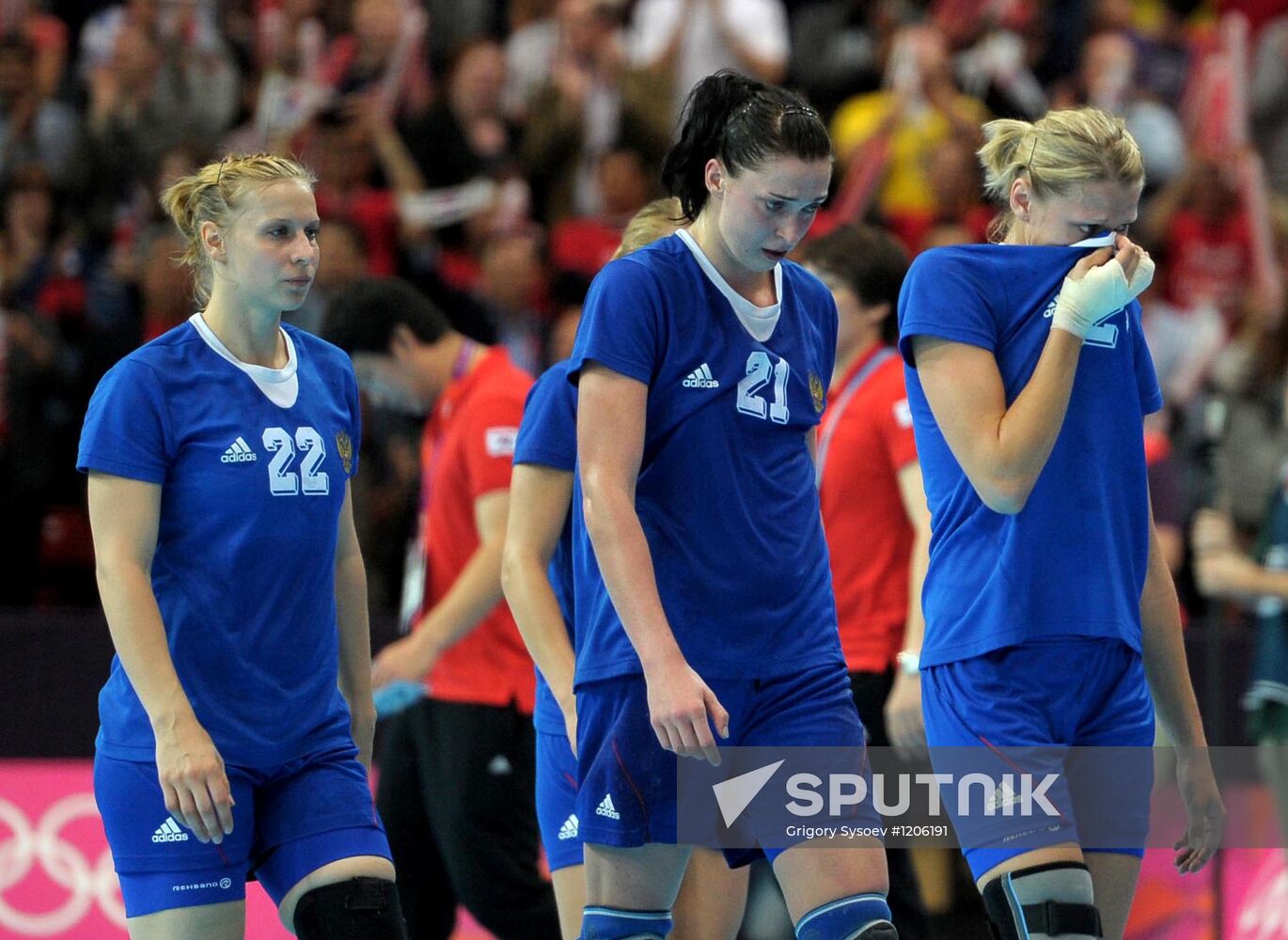 Olympics 2012 Women's Handball. Russia vs. South Korea