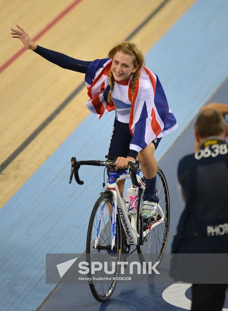 London 2012 Olympics. Cycling. Women's Omnium