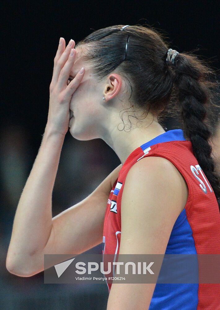 Olympics 2012 Women's Volleyball. Russia vs. Brazil