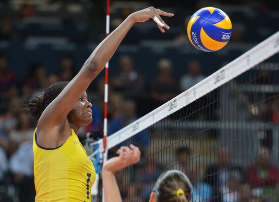 Olympics 2012 Women's Volleyball. Russia vs. Brazil